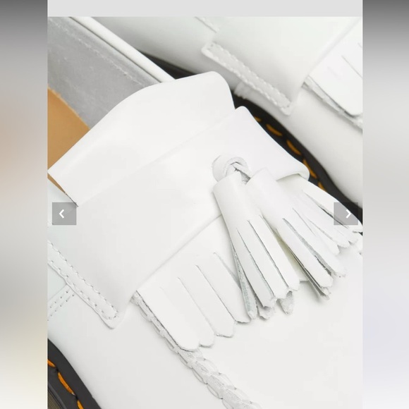 Dr. Martens ADRIAN YELLOW STITCH LEATHER TASSEL LOAFERS ! NWT. Various Sizes - Picture 3 of 13